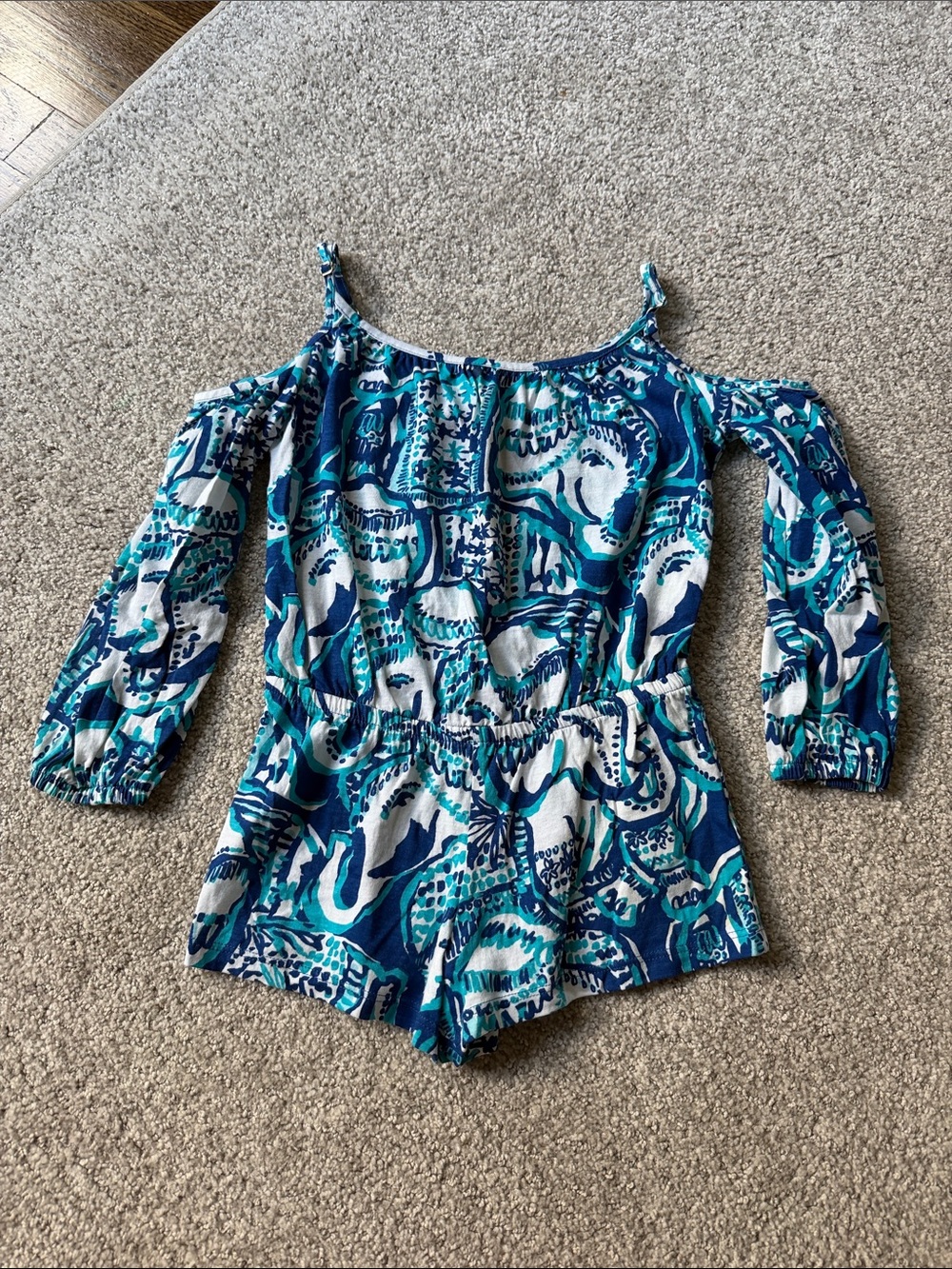 Lilly Pulitzer Off-Shoulder Romper